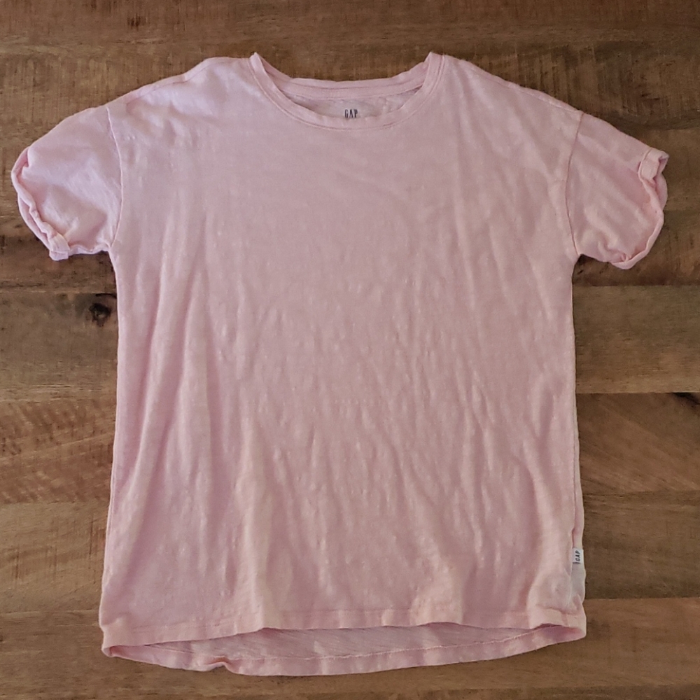 GAP short sleeve top size M pink